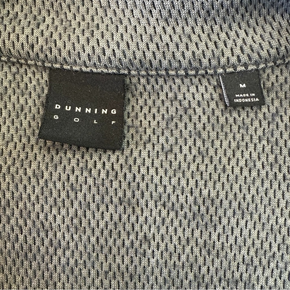 Dunning Golf Wool Blend Quarter Zip Pullover Size M - Picture 3 of 4